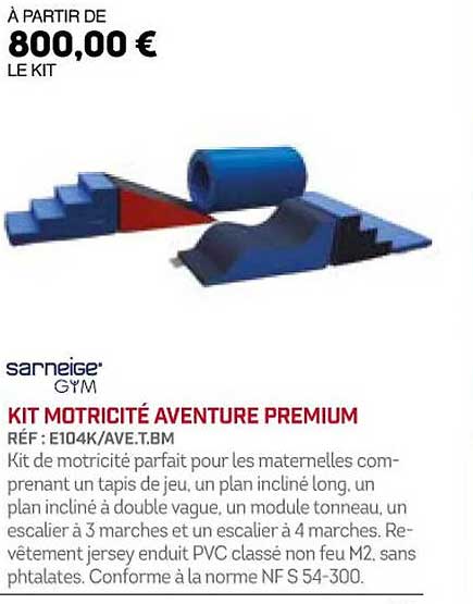 Kit Motricité Aventure Premium Sarneige Gym