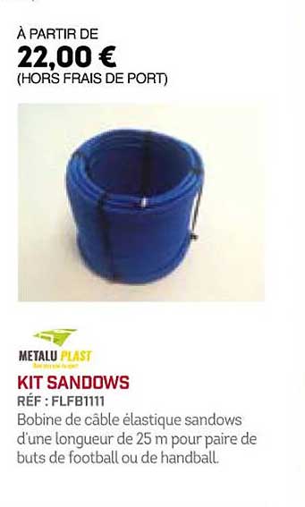 kit sandows metalu plast
