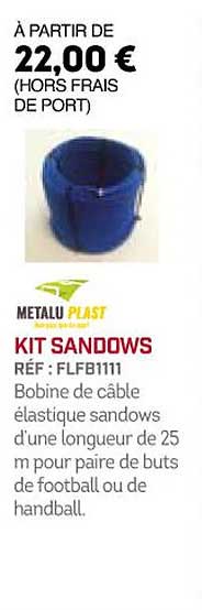kit sandows metalu plast