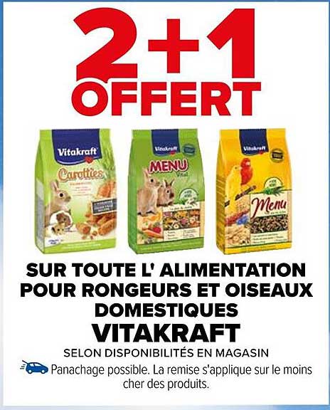 l'alimentation pour rongeurs et oiseaux domestiques vitakraft