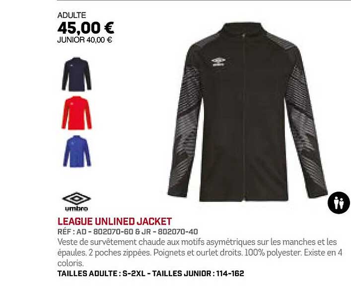 League Unlined Jacket Umbro