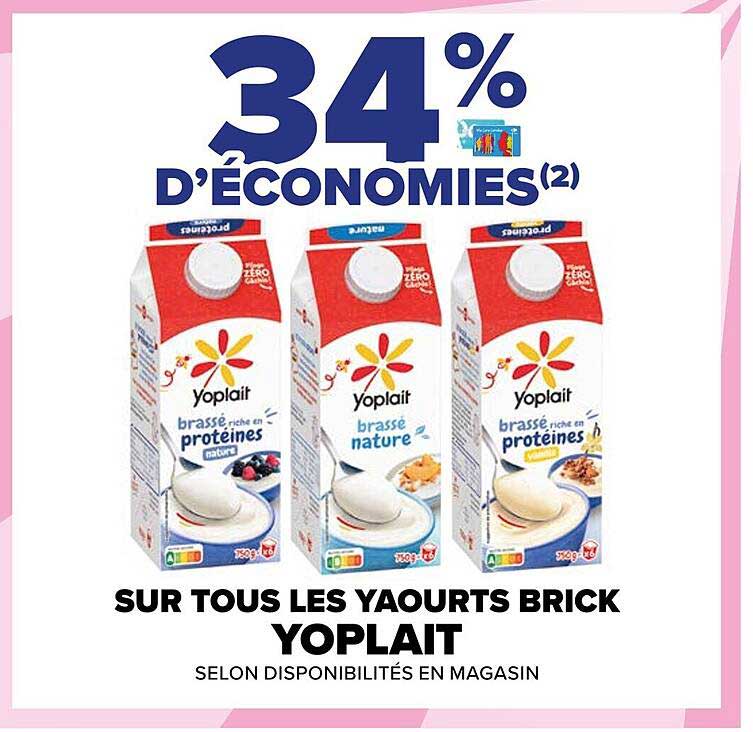 les yaourts brick yoplait