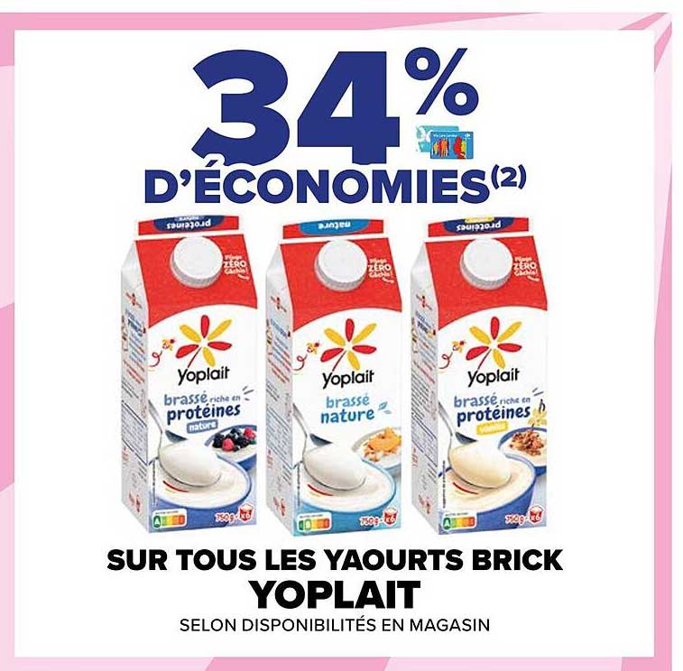 les yaourts brick yoplait