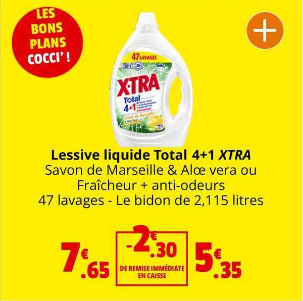 Lessive Liquide Total 4+1 Xtra