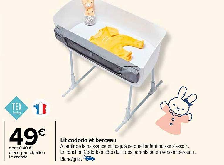 lit cododo et berceaux tex baby