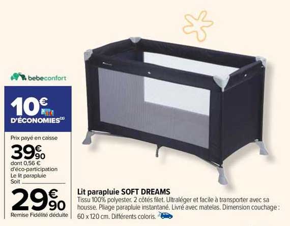 lit parapluie soft dreams