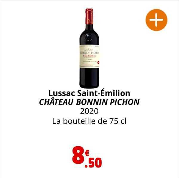 lussac saint-émilion château bonnin pichon