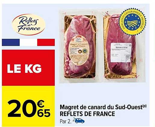 magret de canard du sud-ouest reflets de france