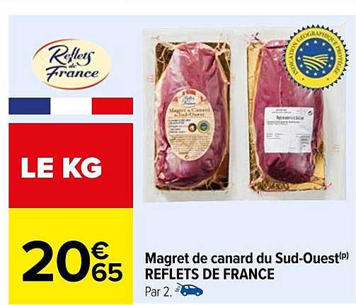 magrets de canard du sud-ouest reflets de france
