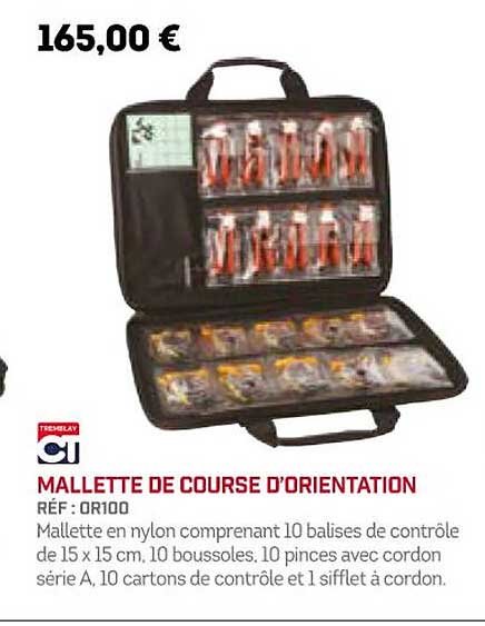 mallette de course d'orientation ct