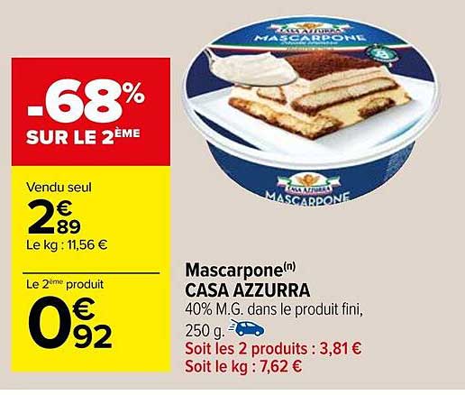 mascarpone casa azzurra