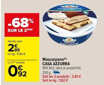 mascarpone casa azzurra