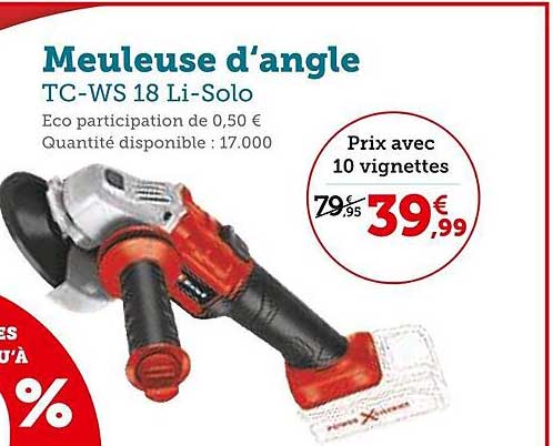 meuleuse d'angle tc-ws 18 li-solo