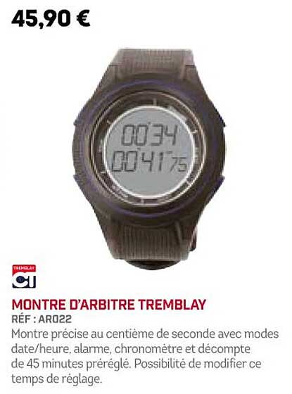 Montre D'arbitre Tremblay Ct