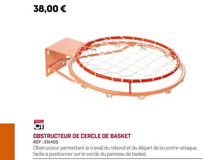 obstructeur de cercle de basket ct