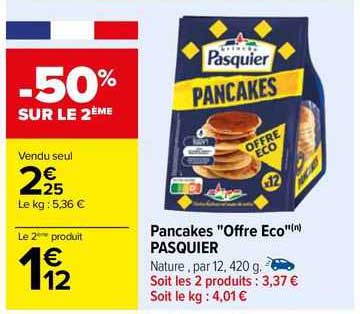 Pancakes "offre éco" Pasquier