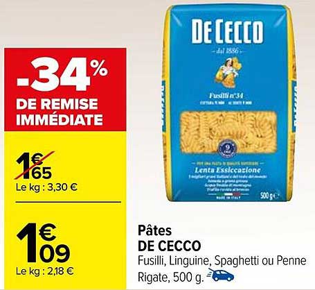 pâtes de cecco