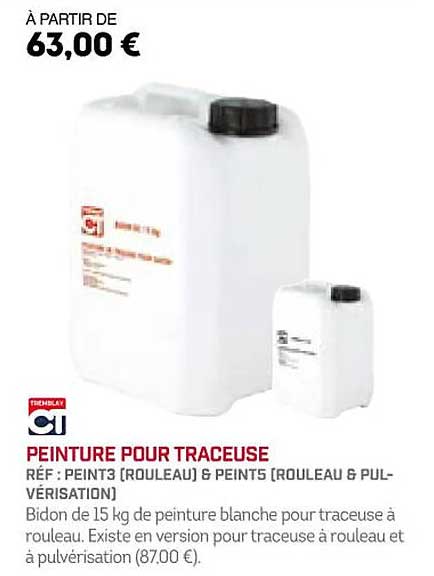 peinture pour traceuse ct