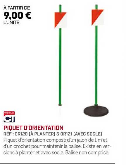piquet d'orientation ct