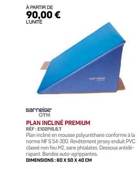 plan incliné premium sarneige gym