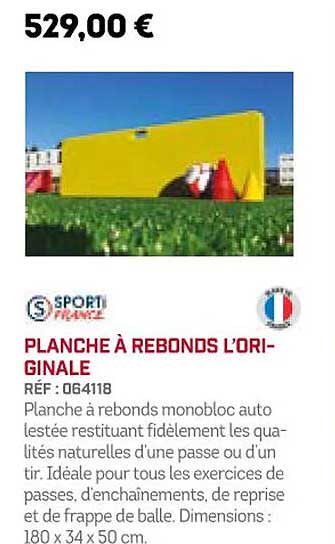 planche à rebonds l'originale sporti france