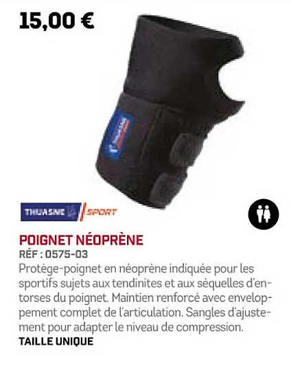 poignet néoprène thuasne sport