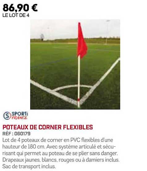 poteaux de corner flexibles sporti france