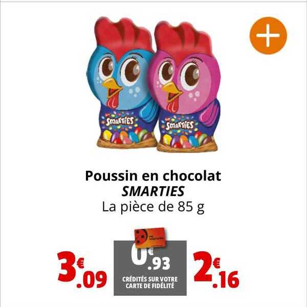 Poussin En Chocolat Smarties