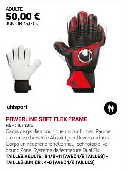 powerline soft flex frame uhlsport