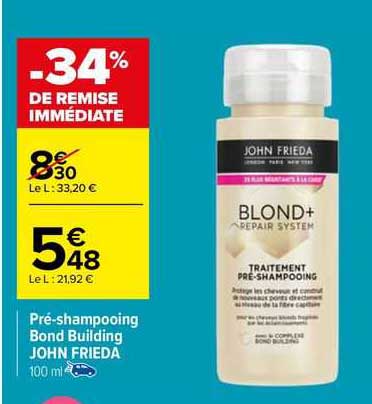 pré-shampooing bond building john frieda