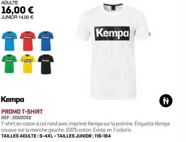 promo t-shirt kempa