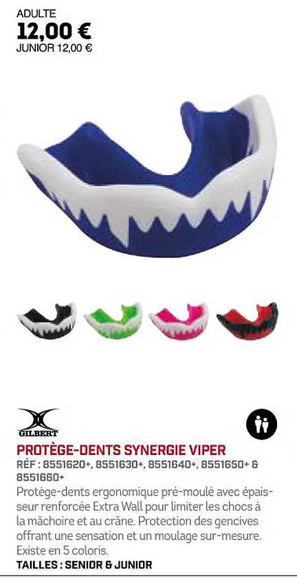 protège-dents synergie viper gilbert