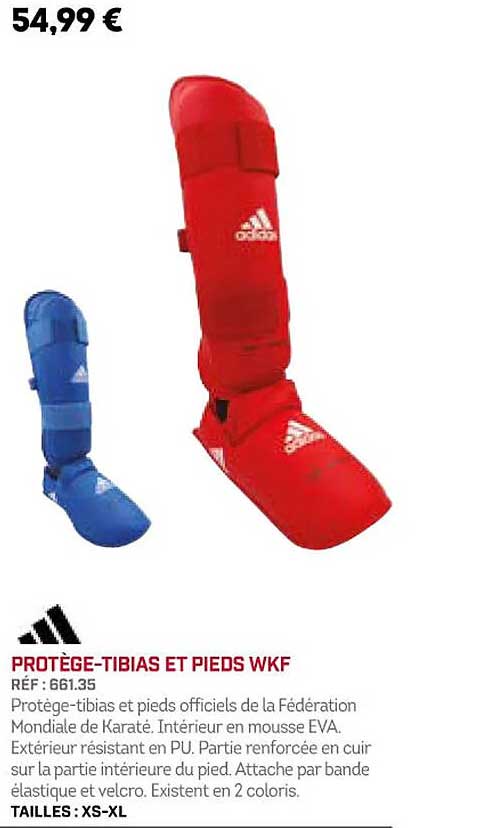 Protège-tibias Et Pieds Wkf Adidas