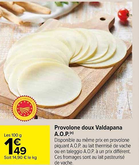 provolone doux valdapana a.o.p.
