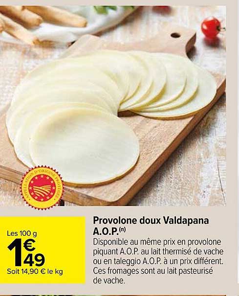 provolone doux valdapana a.o.p.
