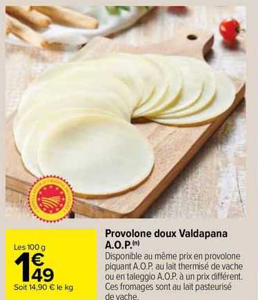 provolone doux valdapana a.o.p.