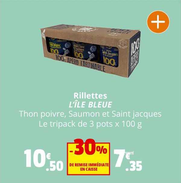 rillettes l'île bleue