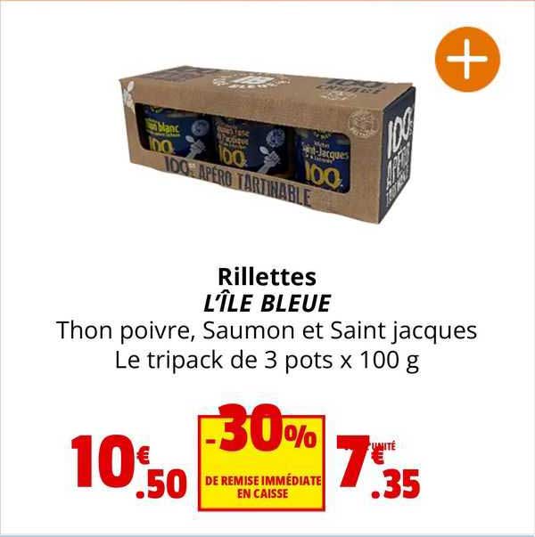 rillettes l'île bleue