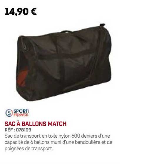 sac à ballons match sporti france