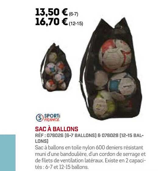sac à ballons sporti france