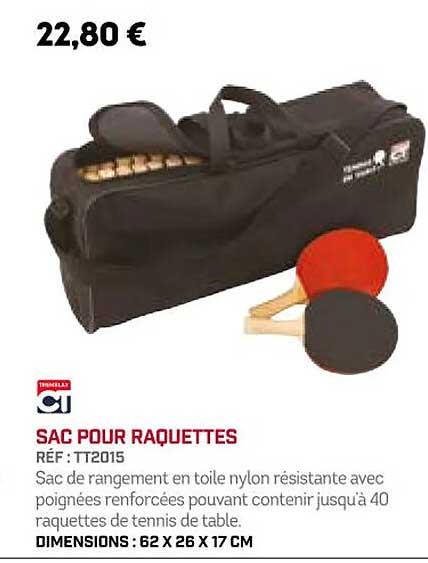 Sac Pour Raquettes Ct