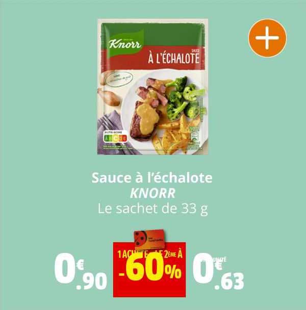 sauce à l'échalote knorr