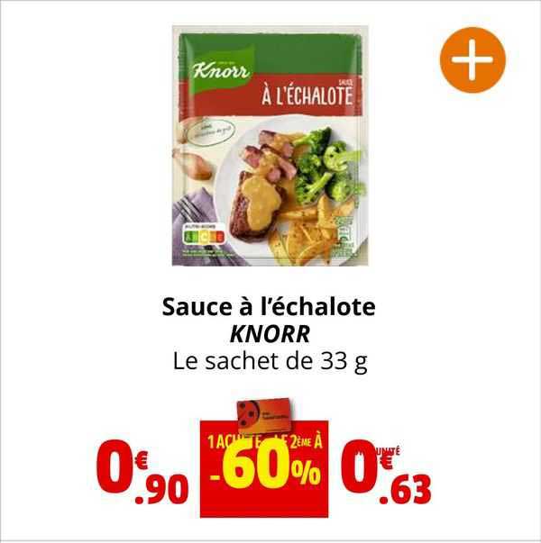 sauce à l'échalote knorr