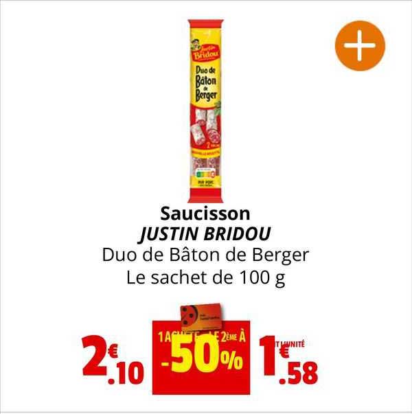 saucisson justin bridou