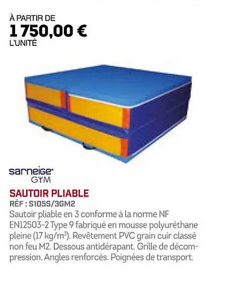 sautoir pliable sarneige gym