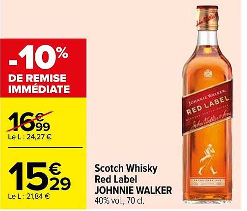 scotch whisky red label johnnie walker