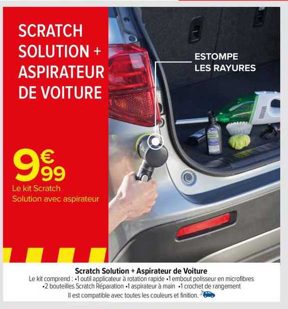 Scratch Solution + Aspirateur De Voiture