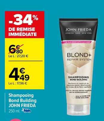 shampooing bond building john frieda