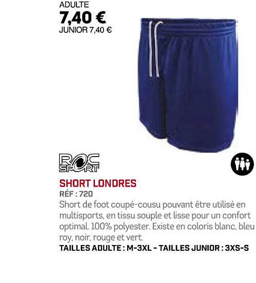 short londres roc sport