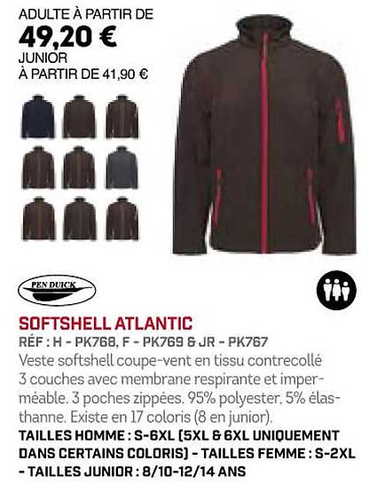 softshell atlantic pen duick